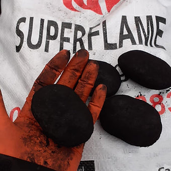 Superflame (Oval) Coal  (1 Tonne) 50 x 20kg bags