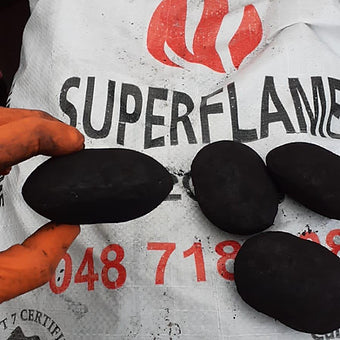 Superflame (Oval) Coal  (1 Tonne) 50 x 20kg bags