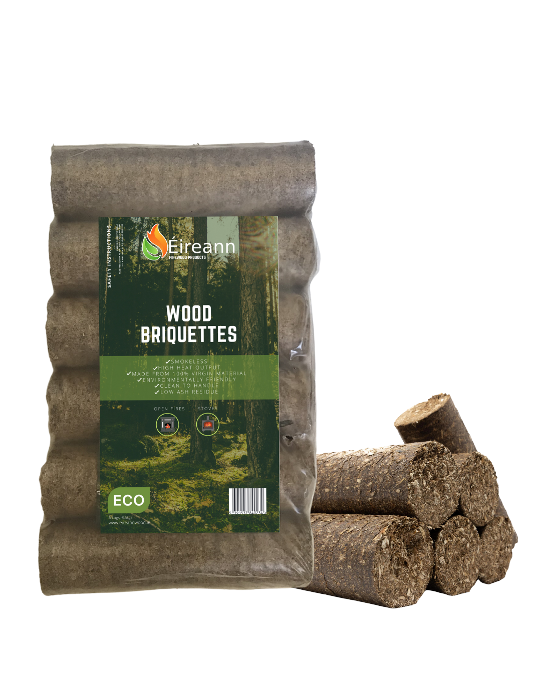 Nestro Briquettes 5 pack (10kg) (120 per pallet)